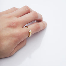 Load image into Gallery viewer, 0.25 Ct Diamond Open Bezel Ring