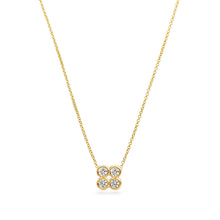 Load image into Gallery viewer, Braille Initial "G" Diamond Necklace