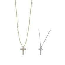 Load image into Gallery viewer, Mini Cross Pendant Necklace