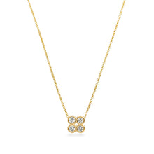 Load image into Gallery viewer, Braille Initial &quot;G&quot; Diamond Necklace
