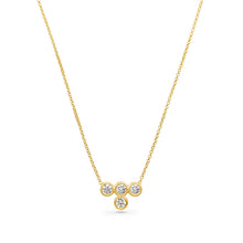 Load image into Gallery viewer, Braille Initial &quot;R&quot; Diamond Necklace
