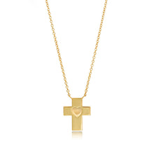 Load image into Gallery viewer, Cross Heart Necklace
