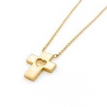 Load image into Gallery viewer, Cross Heart Necklace
