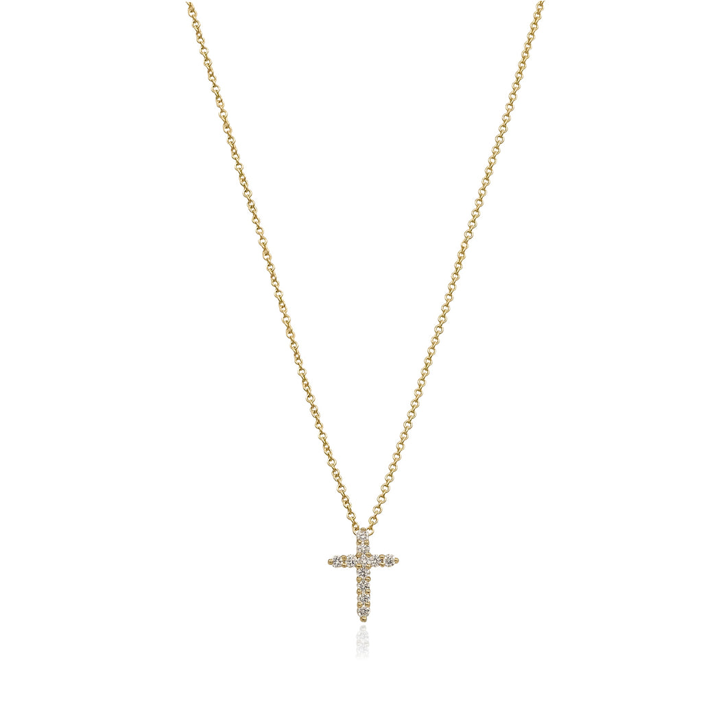 Mini Cross Pendant Necklace