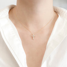 Load image into Gallery viewer, Mini Cross Pendant Necklace
